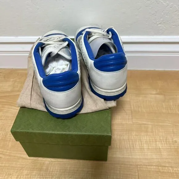 Gucci MAC80 Sneaker 'Off White Blue' 749896-AAB79-9149